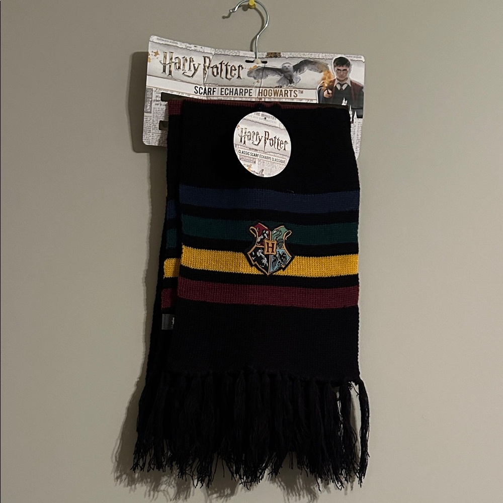 Harry Potter Hogwarts Scarf with House Colors